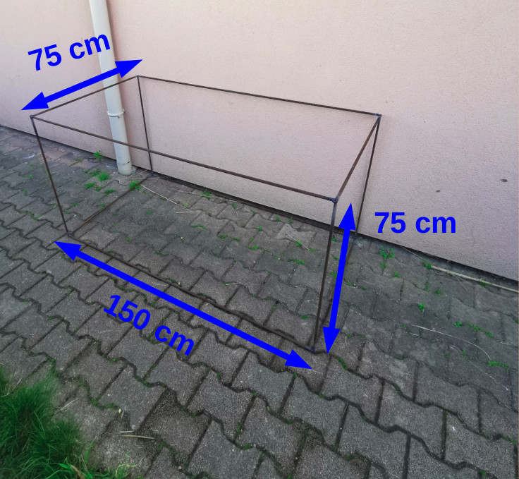 Dimensions du deuxième récupérateur d'eau de pluie